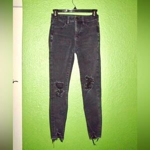 Black American Eagle Skinny Jeans